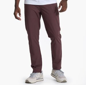NWT Vuori | Meta Pant Athletic Slim Fit Chesnut 32", Mens 38